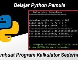 Cara Membuat Program Kalkulator Sederhana di Python